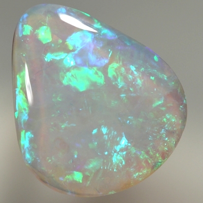 SOLID CRYSTAL OPAL Flag Harlequin pattern, bright, crisp fire